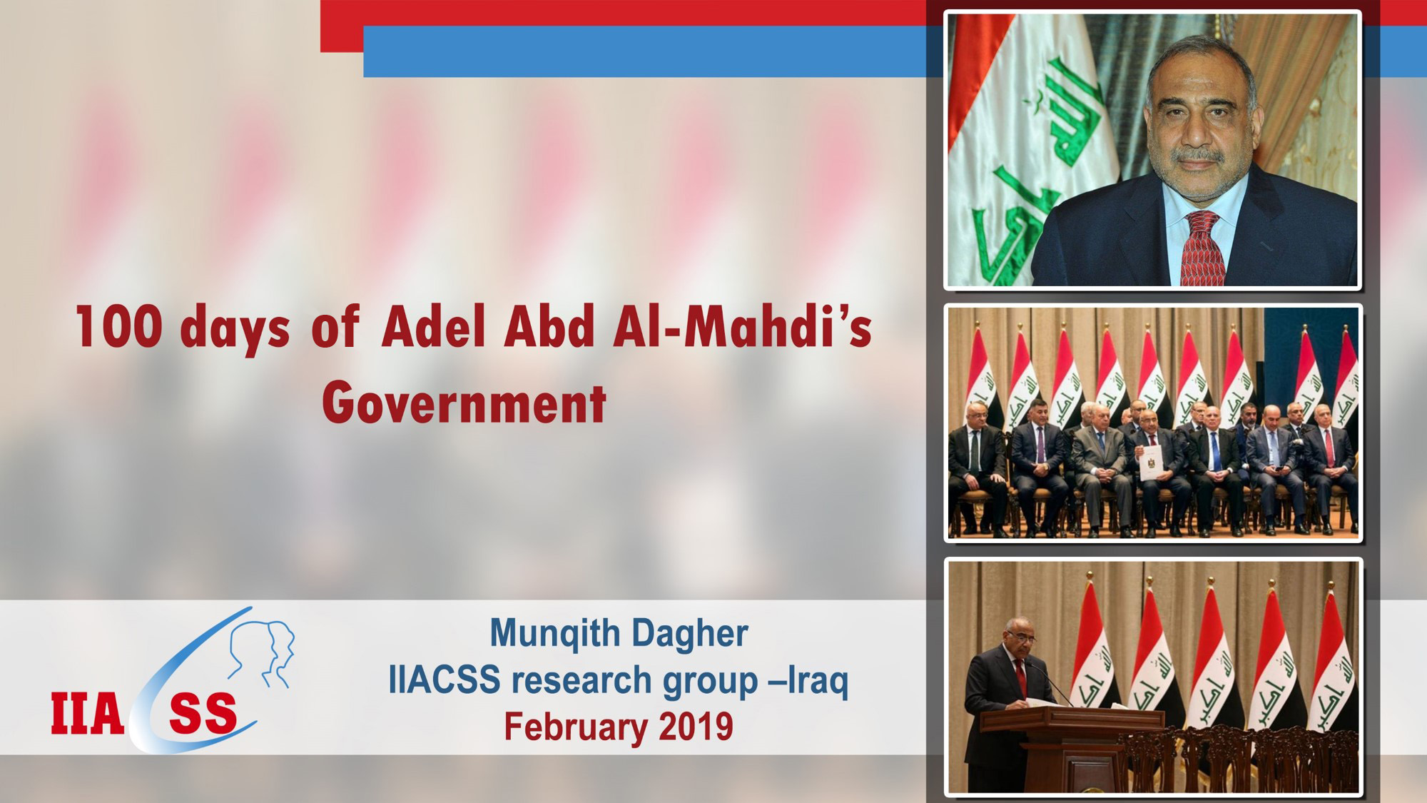 100 days of Adel Abd Al-Mehdi’s Government